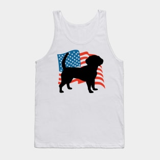 Beagles USA America - Dog Lover Dogs Tank Top